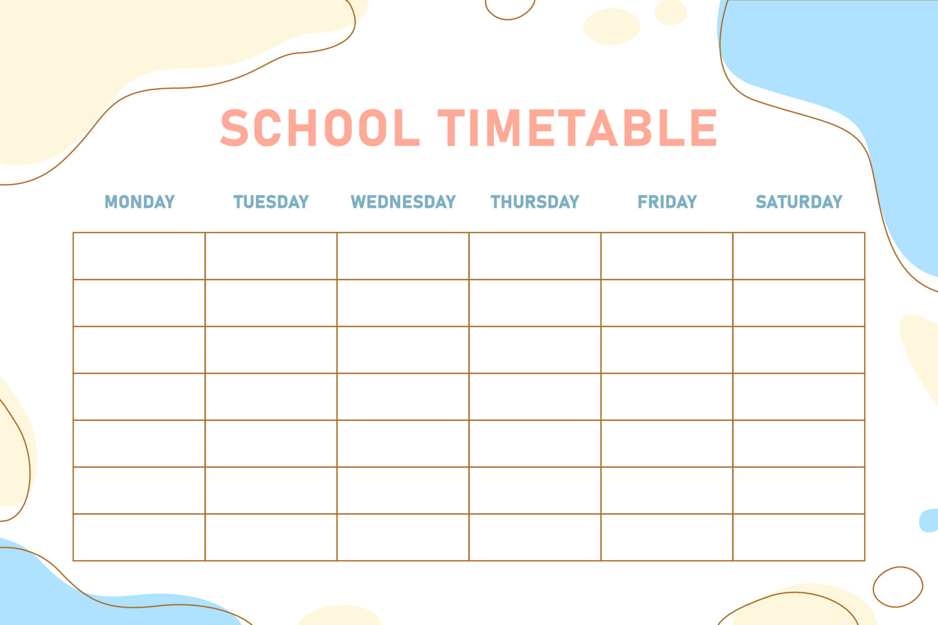 Examination Timetable